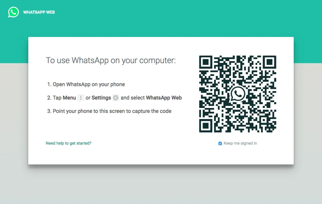 WhatsApp masaüstü uygulamasına girişi kolaylaştırmak için QR kodları kullanıyor.